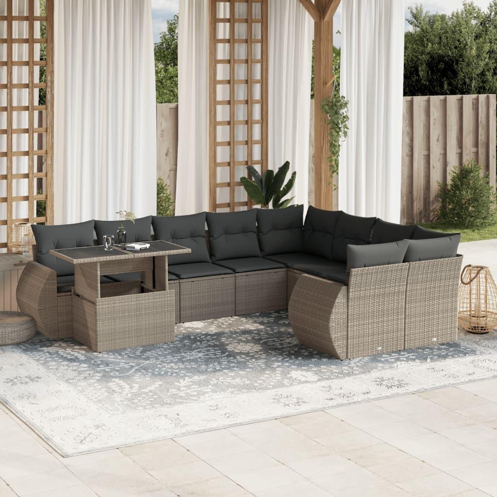 VidaXL Garten sofagarnitur poly-rattan  