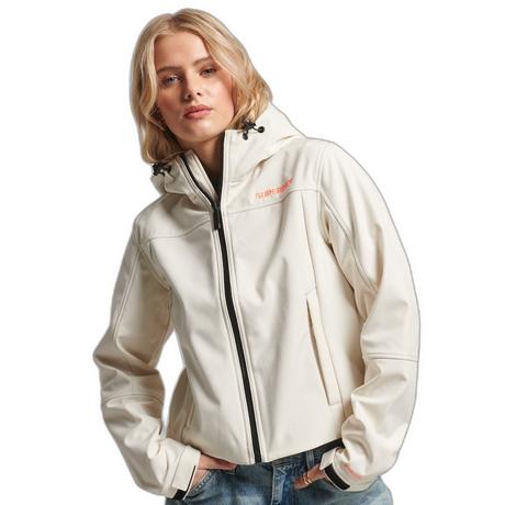 Superdry  damen softshell-wasserproofjacke mit kapuze code trekker 