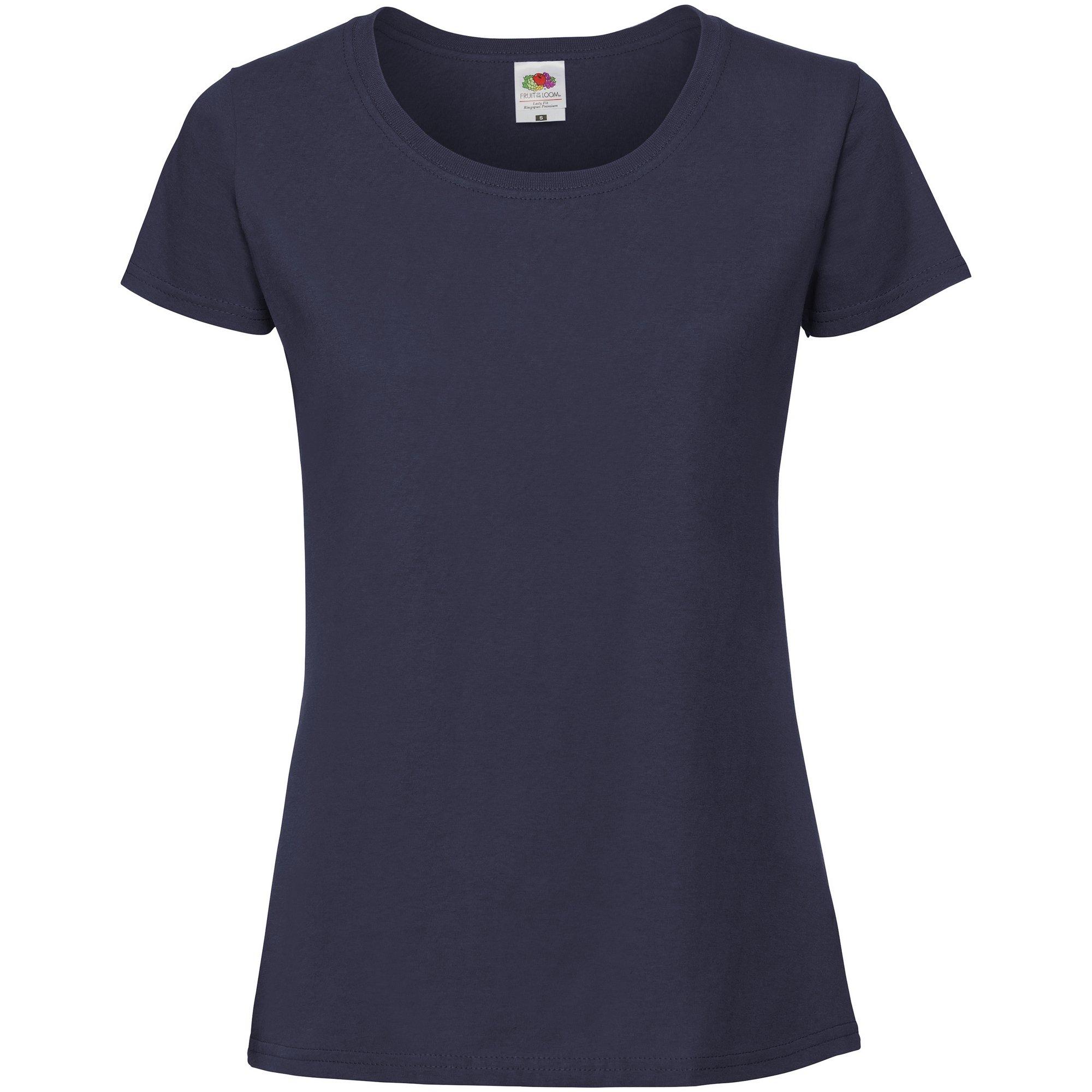 Image of Tshirt, Eng Anliegend Damen Marine L