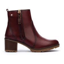 Image of Llanes - Leder Stiefelette Unisex Rot 37