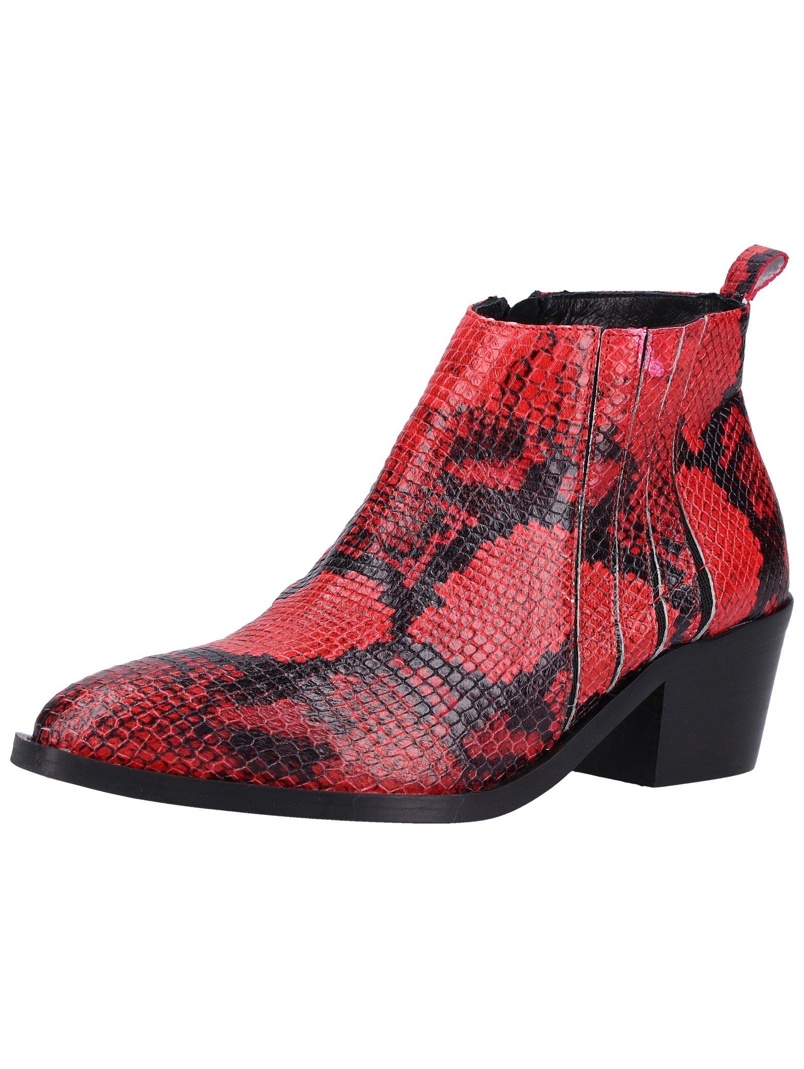 Image of Stiefelette 514513 Damen Rot Bunt 39
