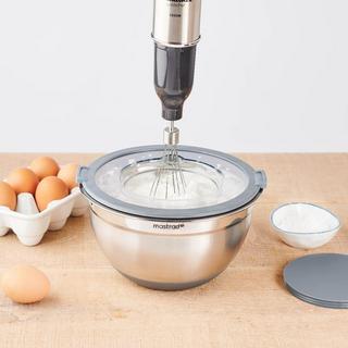 mastrad Rührschüssel mit Spritzschutzdeckel 24cm  