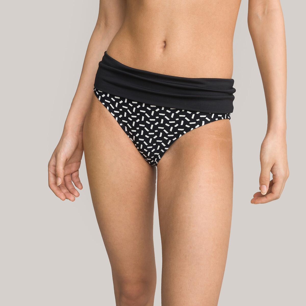 Image of Bikini-slip Mit Umschlag Damen Grau 44