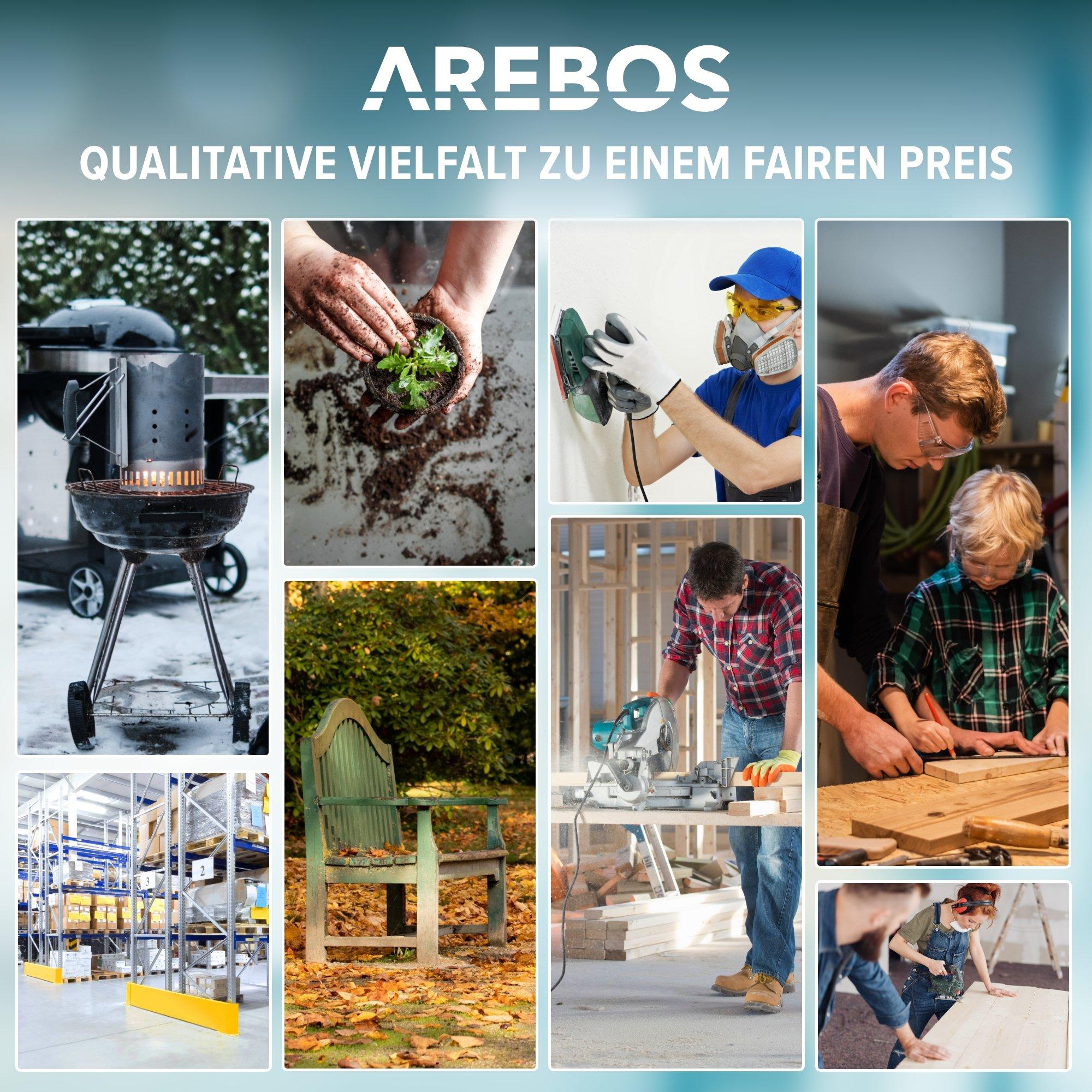 Arebos 5x Staubsaugerbeutel Geeignet für Industriestaubsauger 2300W  