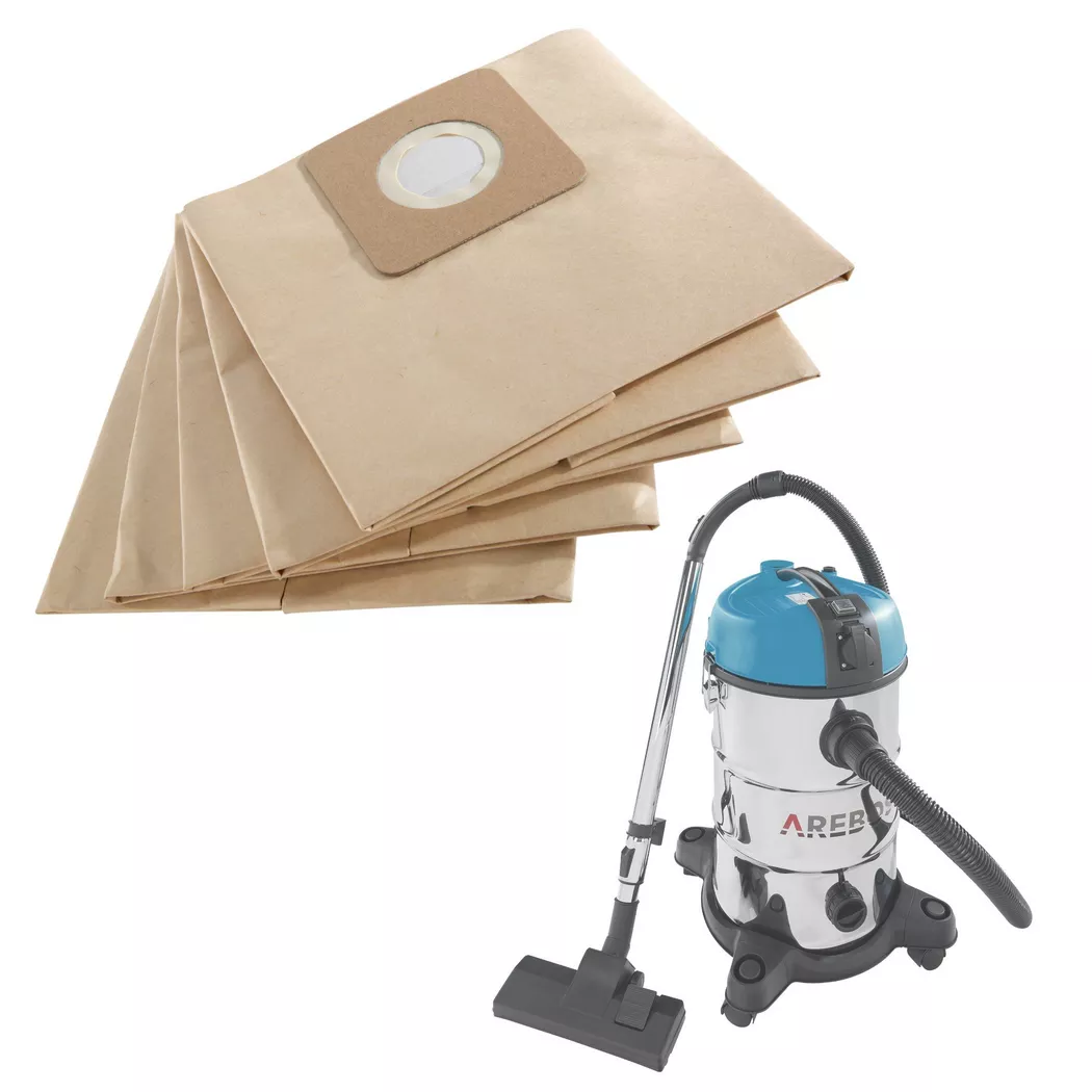 Arebos – 5x Staubsaugerbeutel Geeignet für Industriestaubsauger 2300W, 2300W