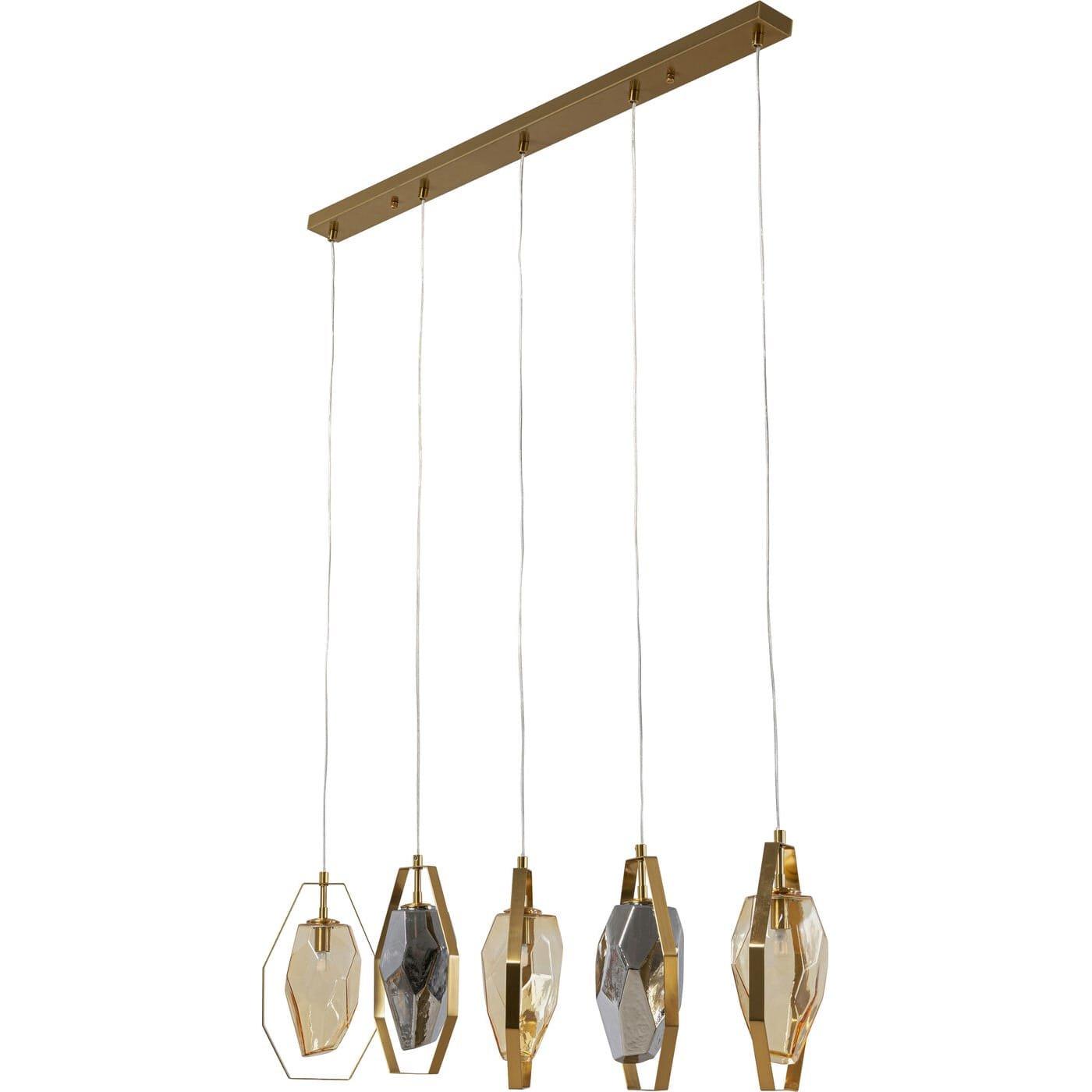 KARE Design Hängeleuchte Diamond Fever Dining Brass 110  