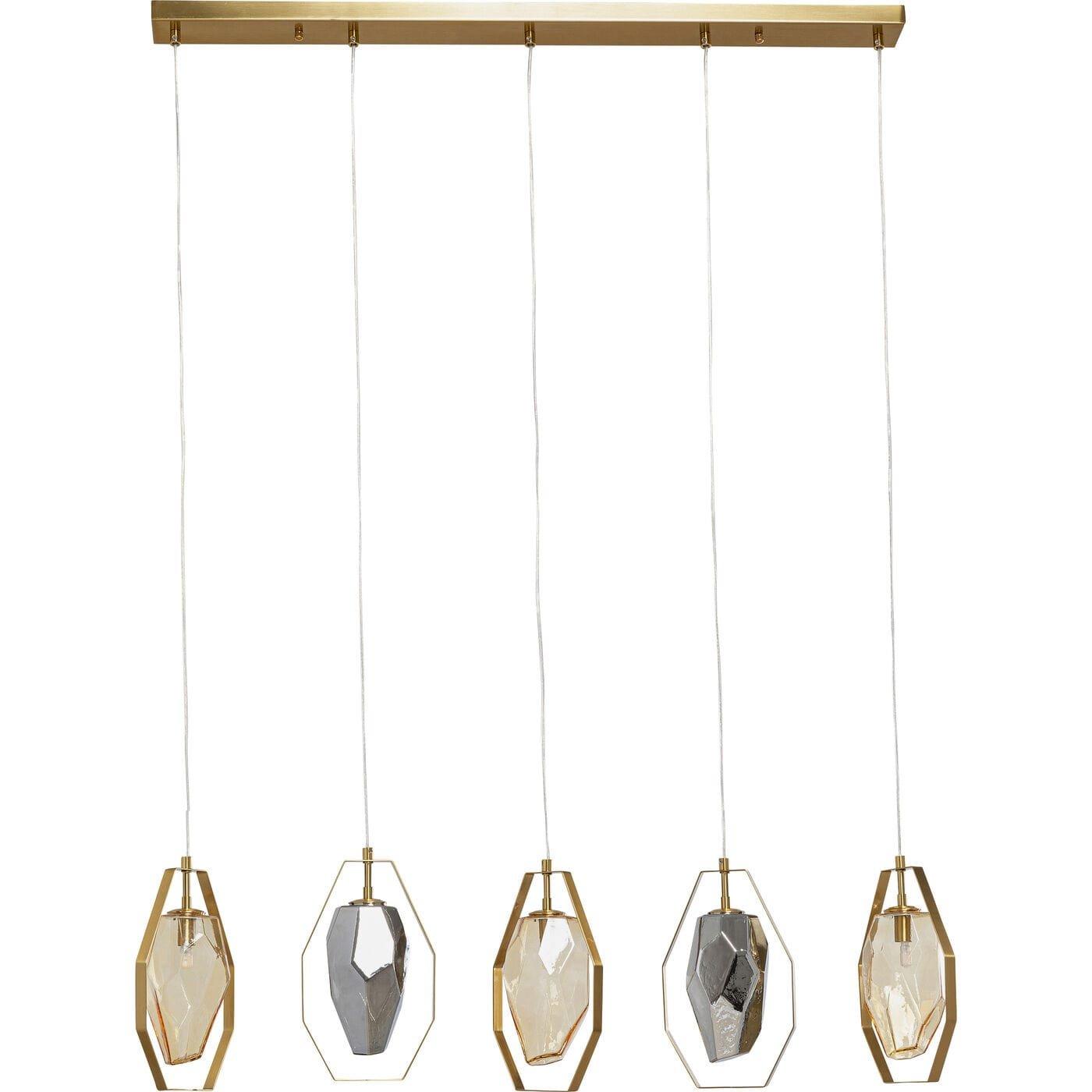 KARE Design Hängeleuchte Diamond Fever Dining Brass 110  