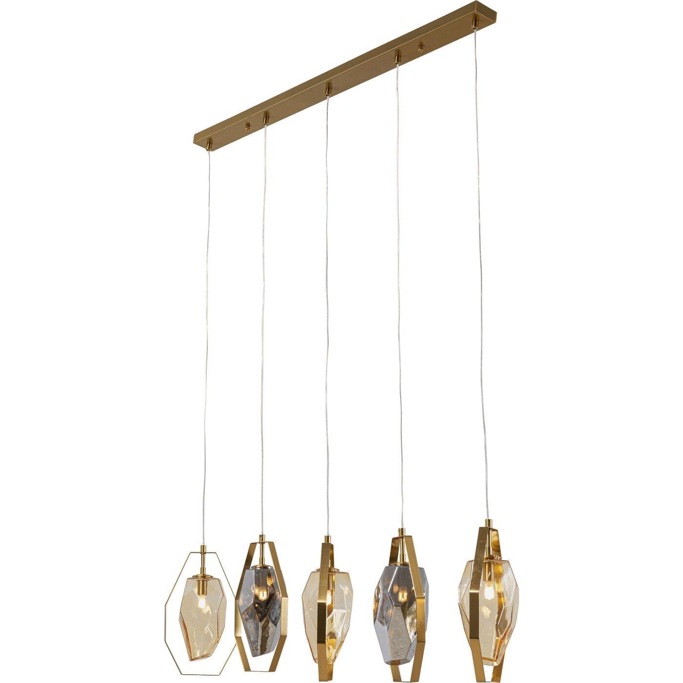 KARE Design Hängeleuchte Diamond Fever Dining Brass 110  