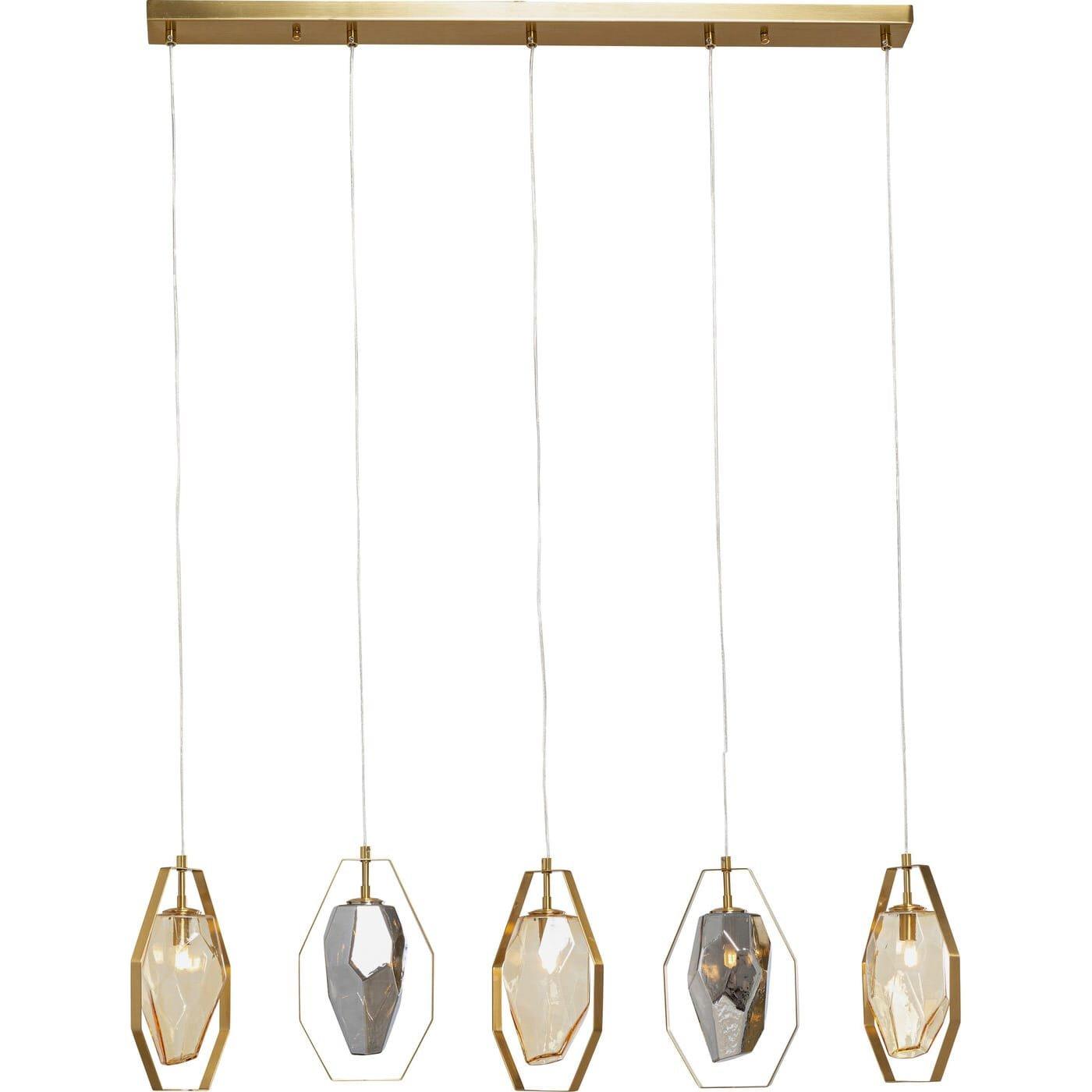 KARE Design Hängeleuchte Diamond Fever Dining Brass 110  