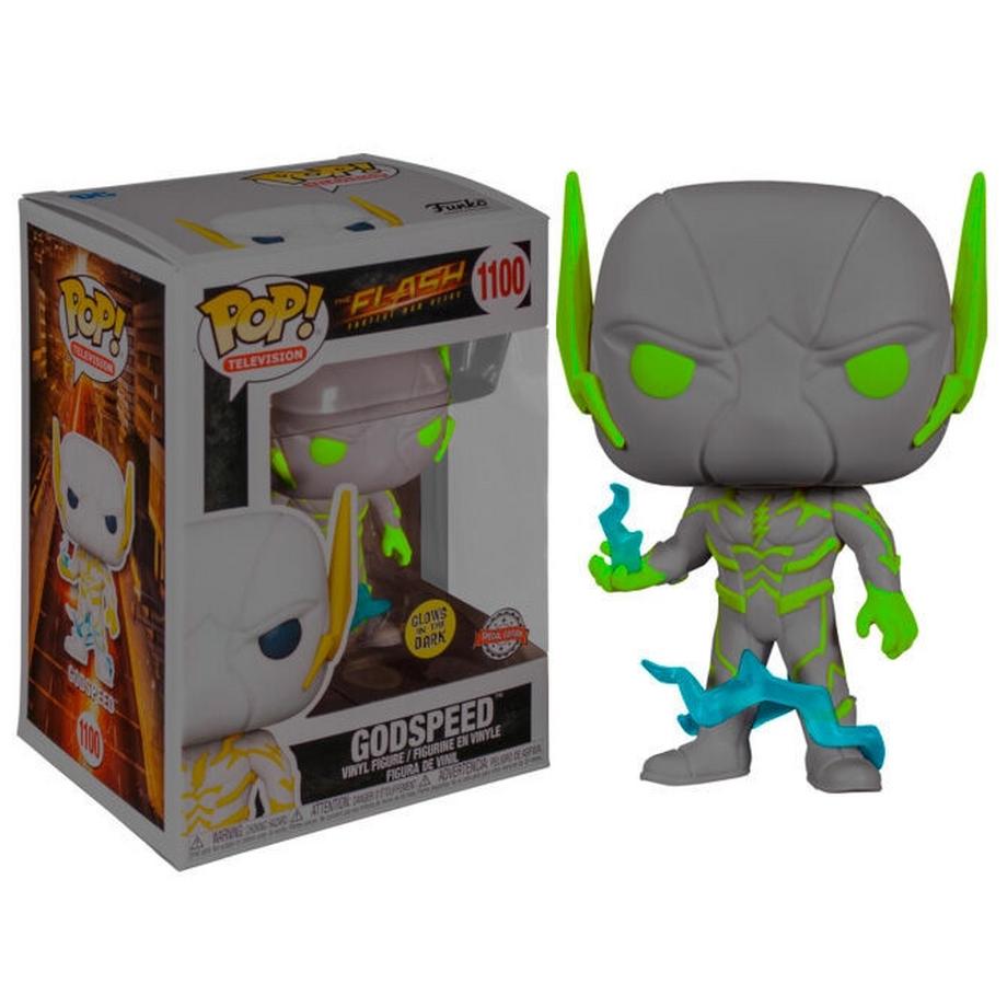 Funko  POP Figur DC Comics The Flash Godspeed Glow in the Dark Exklusiv 