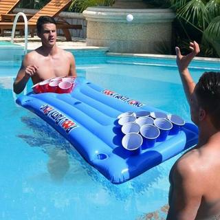 Mikamax  Materassino da bagno gonfiabile per Beer Pong 