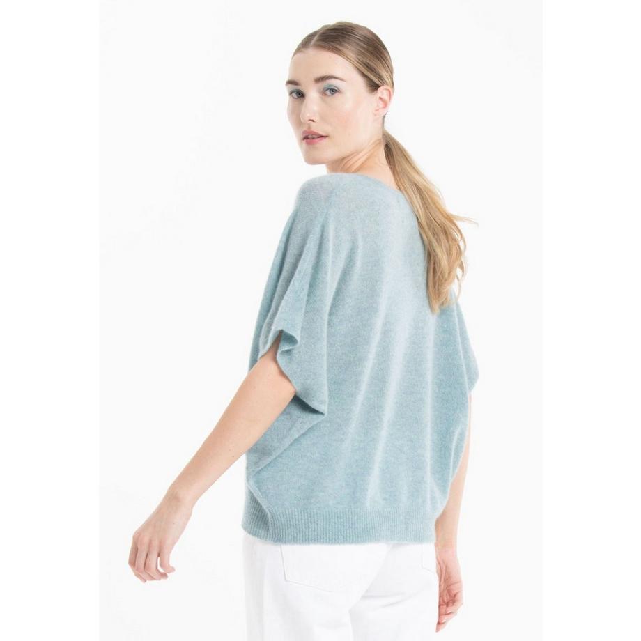 Studio Cashmere8 RIA 25 V-Ausschnitt Fledermausärmel T-Shirt  