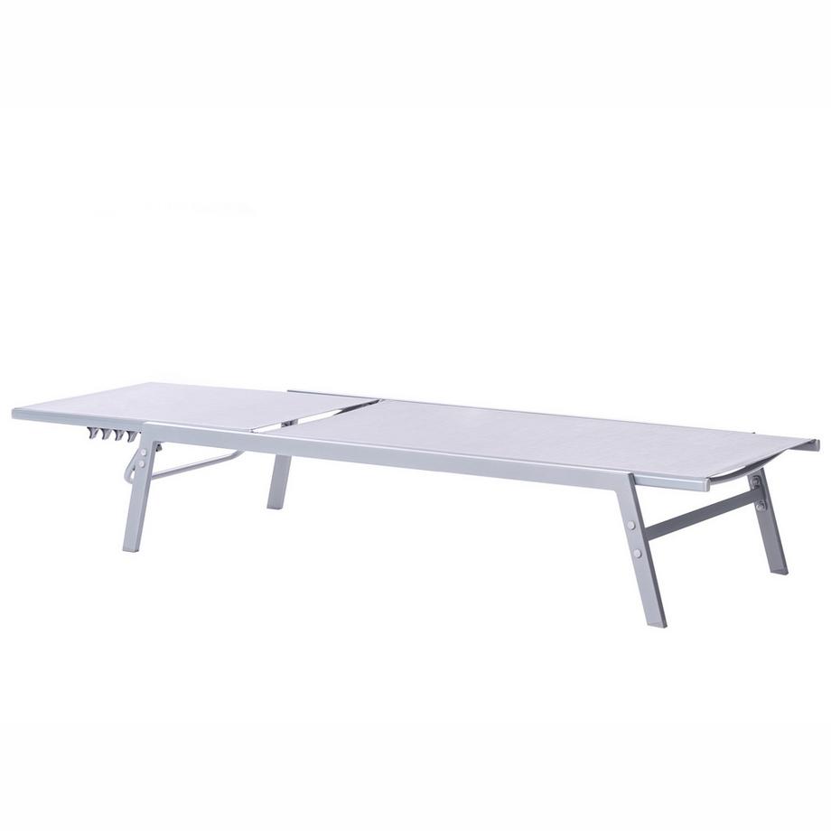 Beliani Sonnenliege aus Stahl  NOLI  