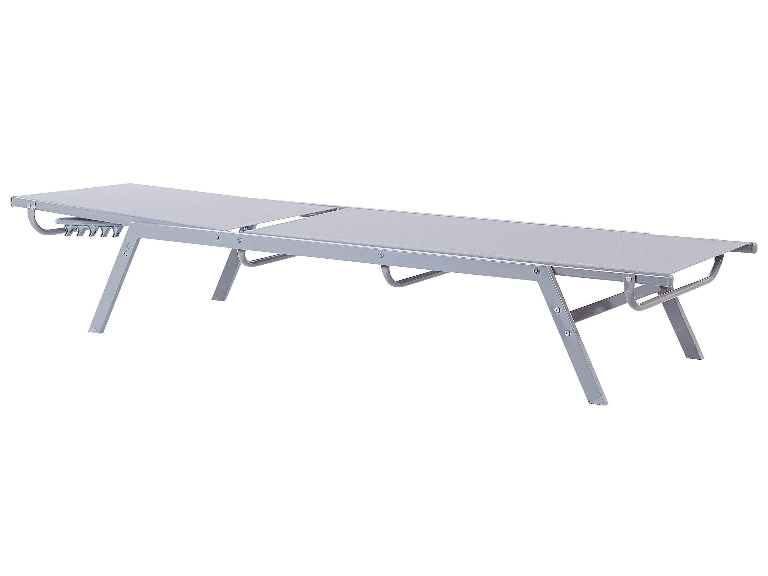 Beliani Lettino Prendisole en Acciaio Moderno NOLI  