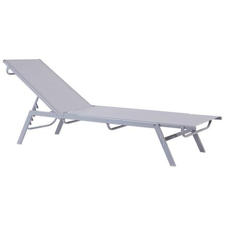 Beliani Lettino Prendisole en Acciaio Moderno NOLI  