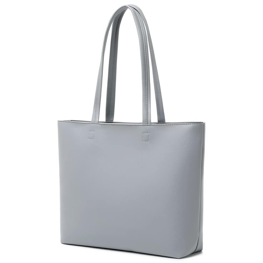 Only-bags.store PU Leder Shopper Tragetasche mit Reissverschluss  