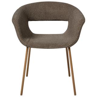 Beliani Set di 2 sedie da pranzo en Bouclé Scandinavo ELMA  