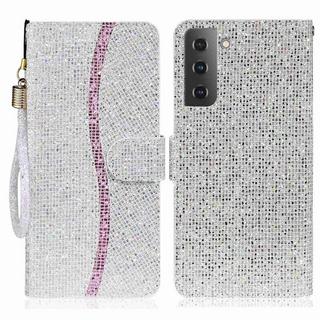 Cover-Discount  Galaxy S23  - Custodia in Pelle Glitterata 