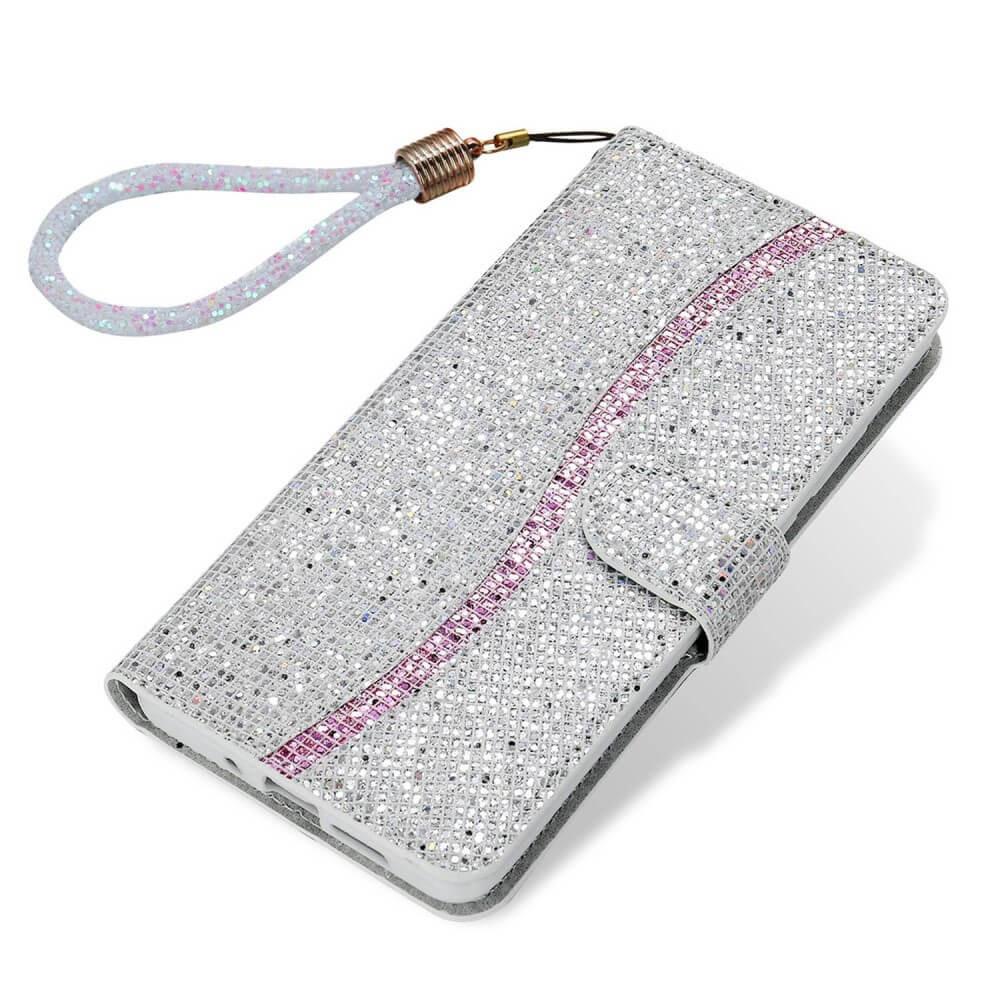 Cover-Discount  Galaxy S23  - Custodia in Pelle Glitterata 