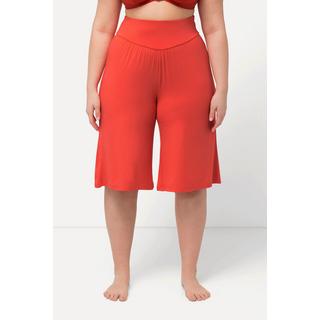 Ulla Popken  Bermuda, coupe large et droite, ceinture élastique 