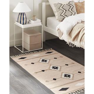 Beliani Tapis en Coton Boho BERDIK  