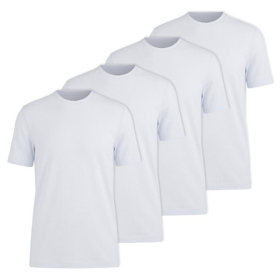 T-shirt  Pack de 4 Confortable à porter-4 Pack Crew Neck T-Shirt