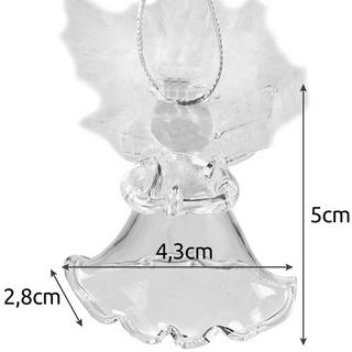 Ruhhy Transparente Kugeln - Engel, 6 Stk. Ruhhy 22497  