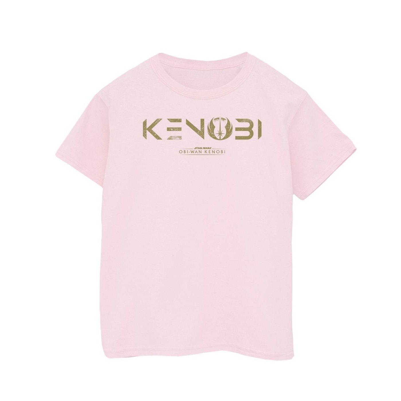 Image of Obiwan Kenobi Logo Tshirt Mädchen Pink 116