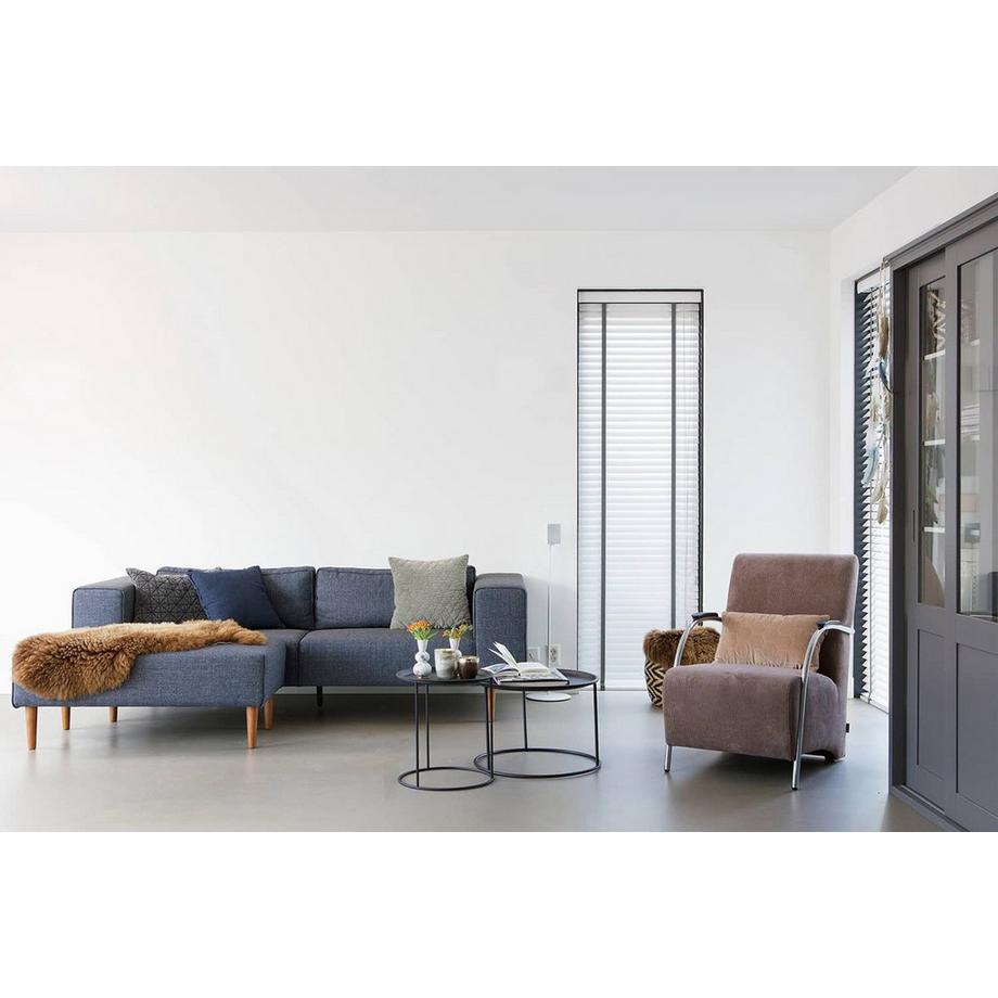 mutoni Table d&#039;appoint Ivar Noir 40x40  