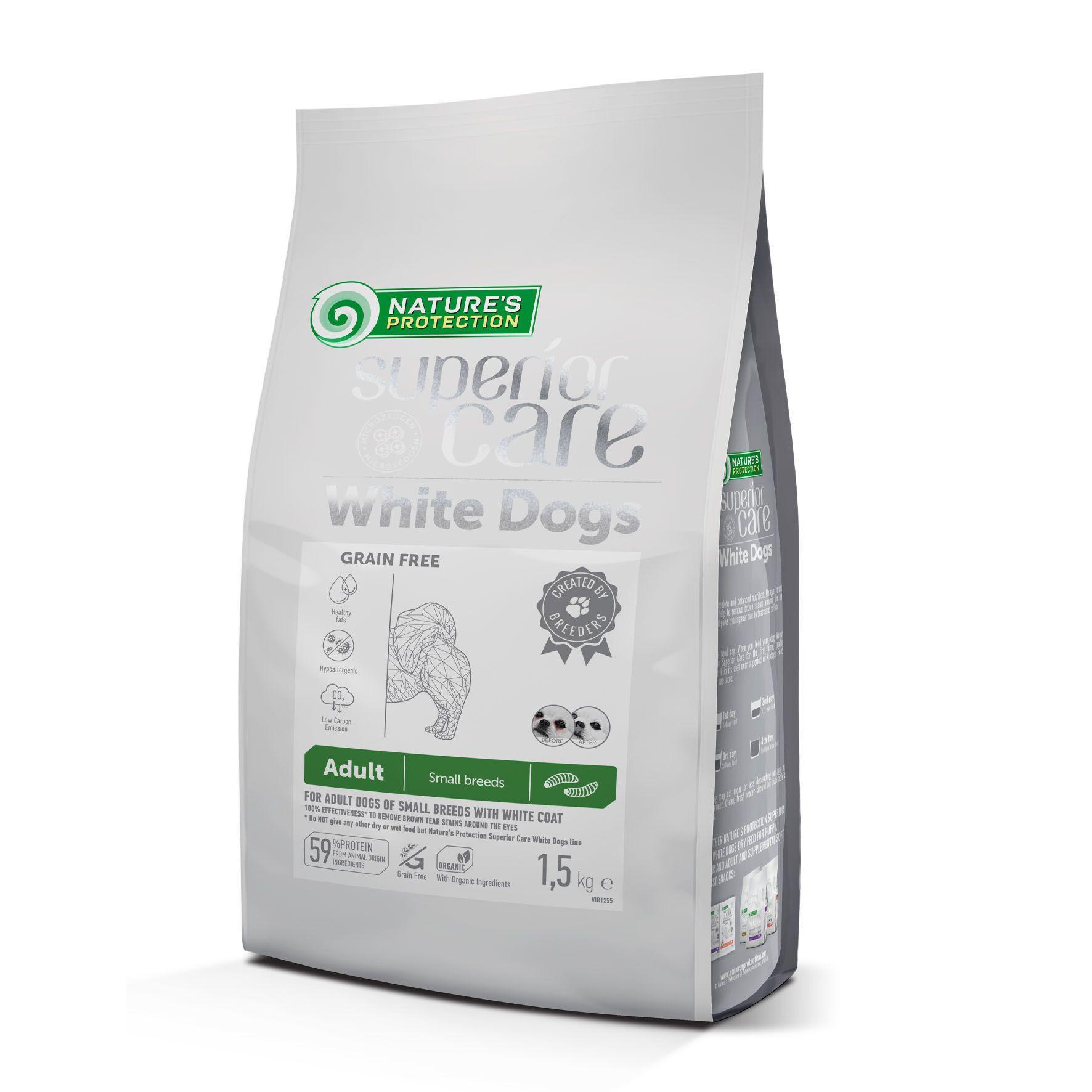 Nature's Protection Superior Care  White Dogs, Small & Mini, insekten 