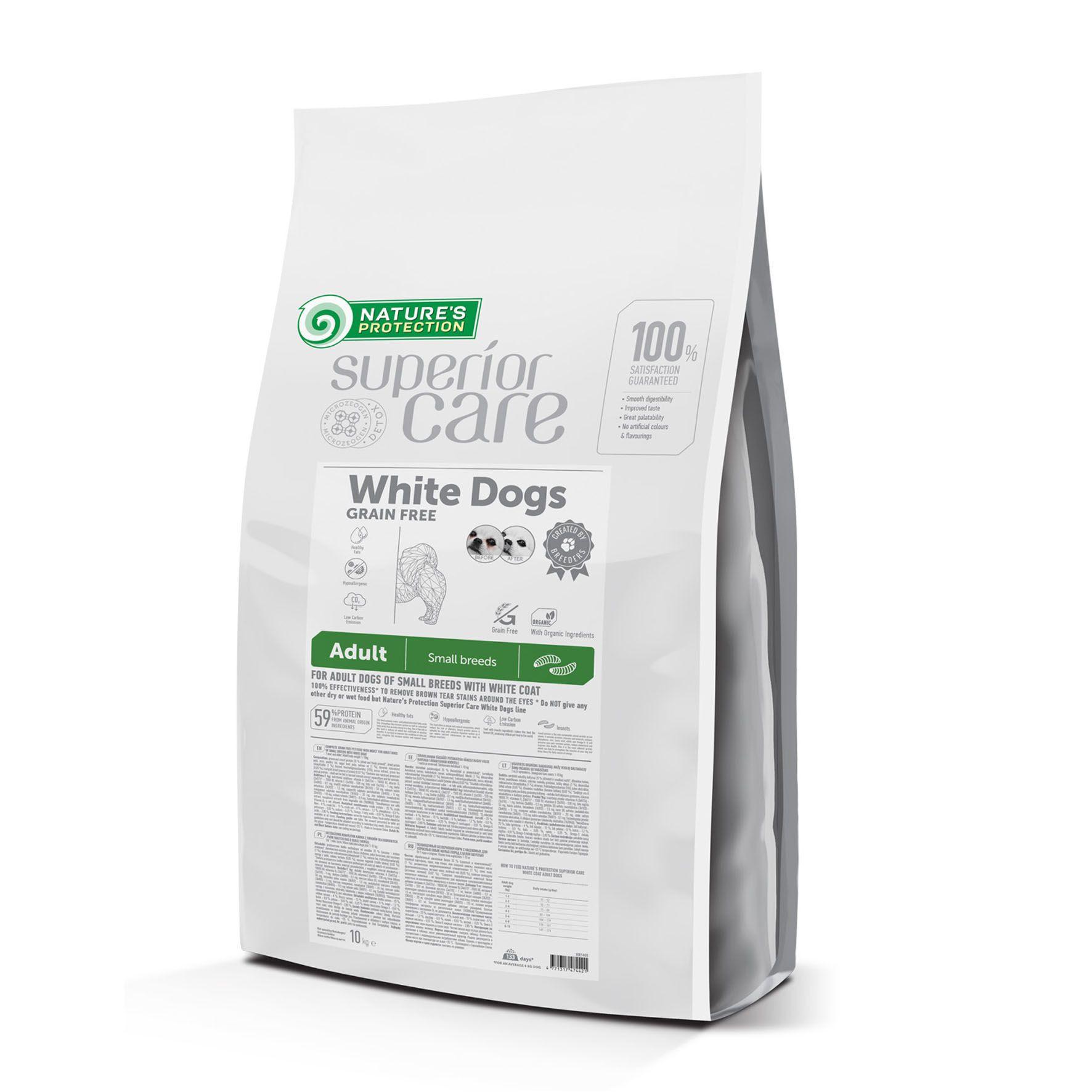 Nature's Protection Superior Care  White Dogs, Small & Mini, insekten 