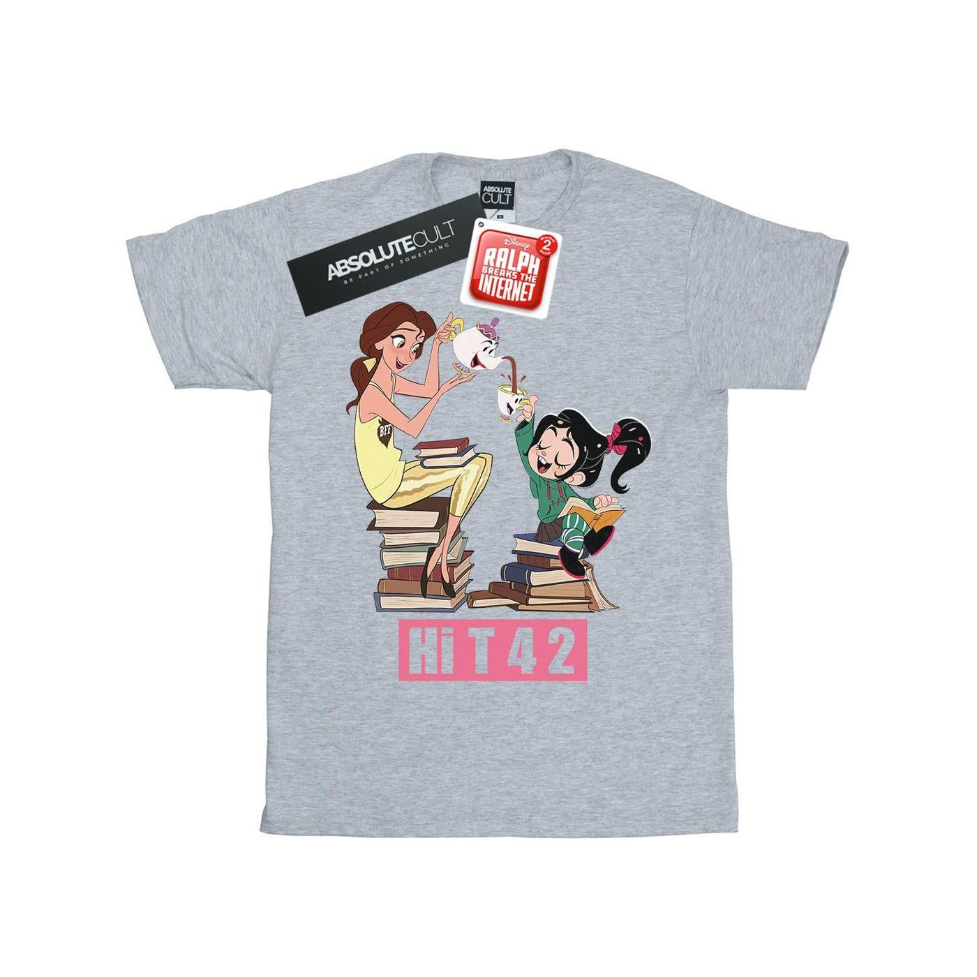 Image of Wreck It Ralph Belle And Vanellope Tshirt Jungen Grau 152-158