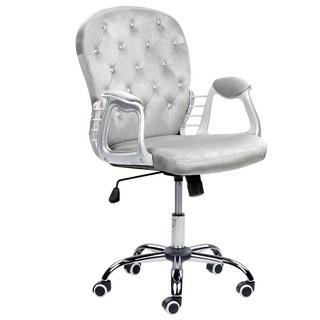 Beliani Chaise de bureau en Velours Glamour PRINCESS  