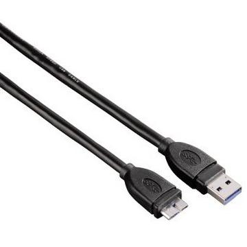 0.75m USB 3.0 A/USB 3.0 Micro B m/m USB Kabel 0,75 m USB 3.2 Gen 1 (3.1 Gen 1) USB A Micro-USB B Schwarz