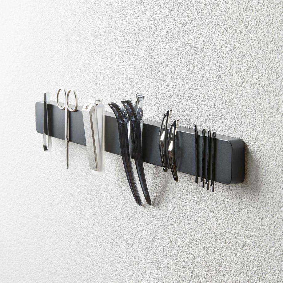 Yamazaki TOWER Porte-couteaux magnétique noir  