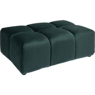 KARE Design Hocker Belami Velvet dunkelgrün  