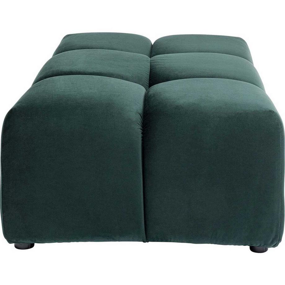 KARE Design Hocker Belami Velvet dunkelgrün  