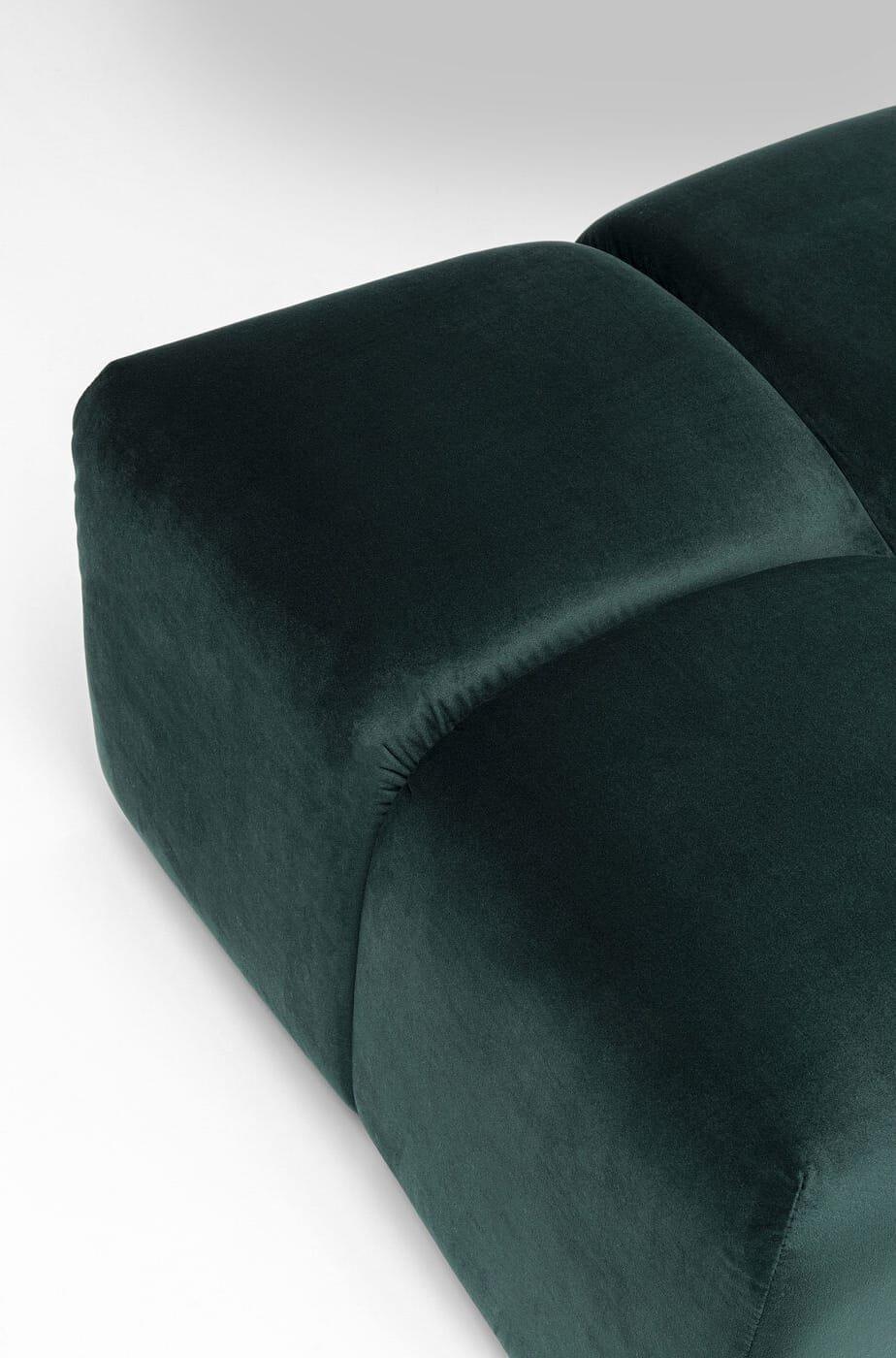 KARE Design Sgabello Belami Velvet verde scuro  