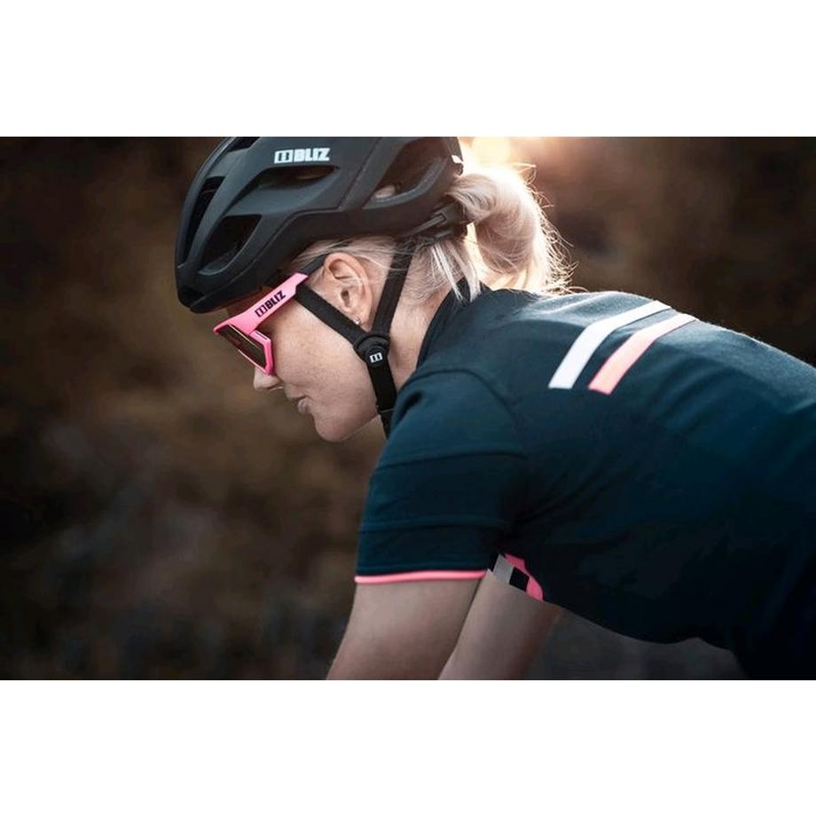 Bliz  Vision Pink - Brown w Pink multi Sportbrille 