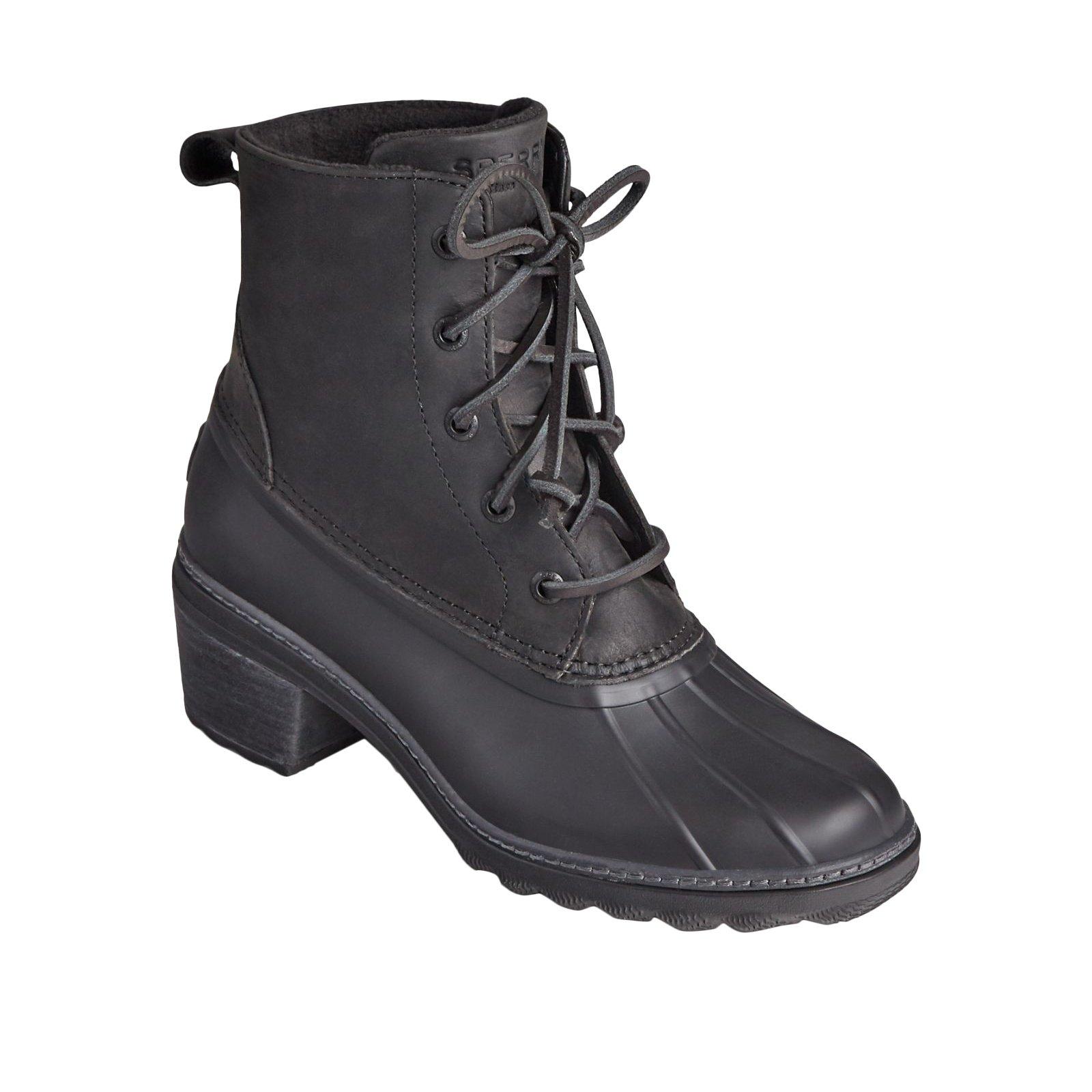 Image of Stiefeletten Saltwater Heel Fashion, Leder Damen Schwarz 37