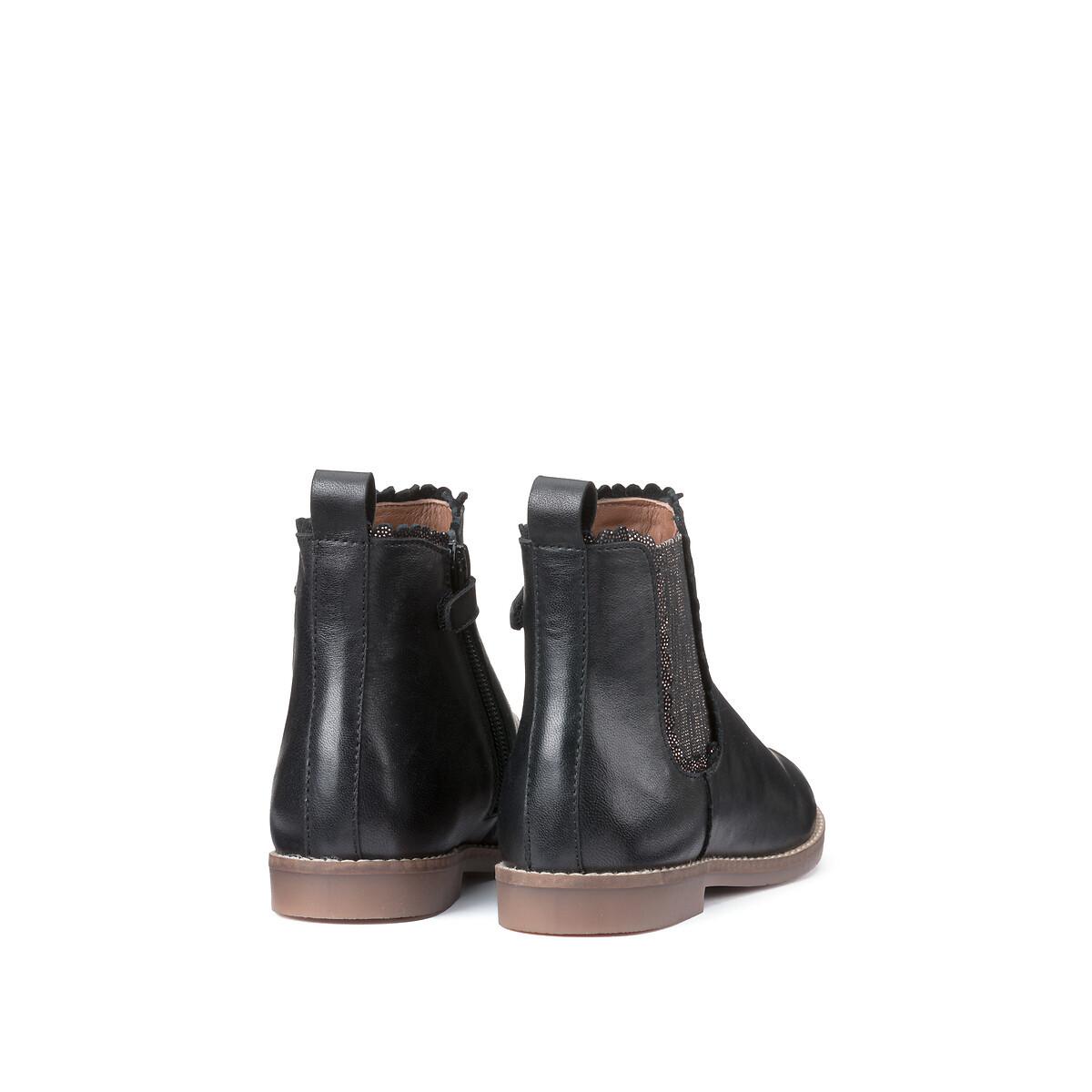 La Redoute Collections  Chelsea-Boots aus Leder 