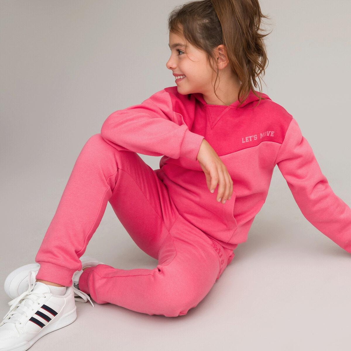 Image of Set Aus Kapuzensweatshirt Und Jogginghose Mädchen Rosa 114