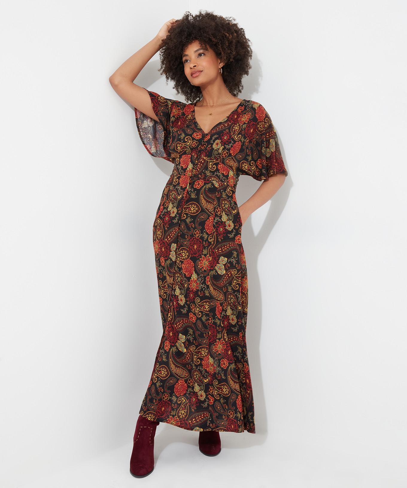 Joe Browns  Robe Maxi Florale à Boutonner 