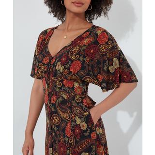 Joe Browns  Geblümtes Maxikleid mit durchgehender Knopfleiste 