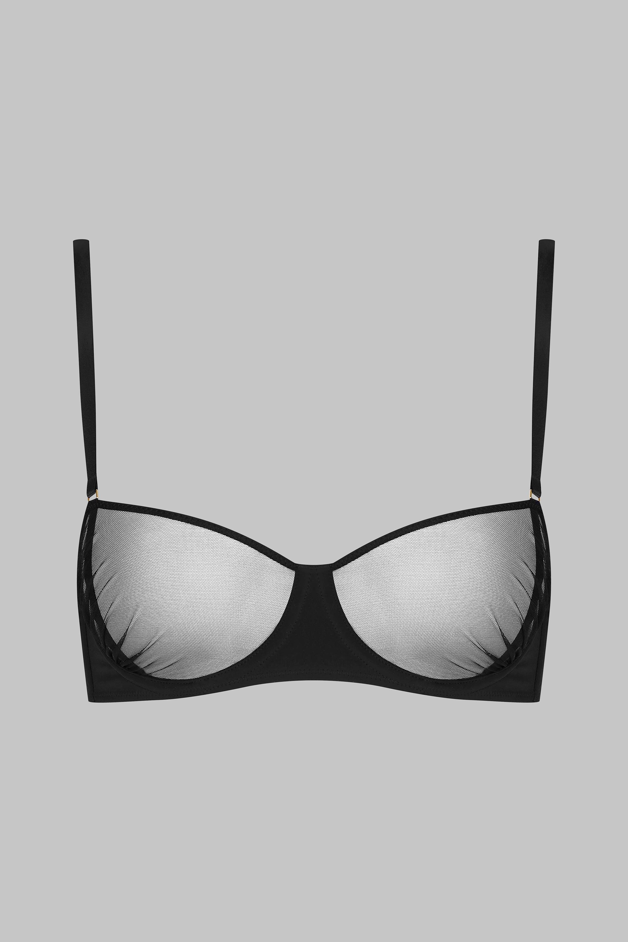 MAISON CLOSE  Soutien-gorge balconnet - Nuit Fauve 