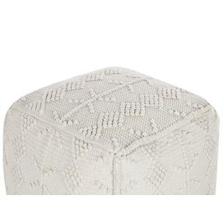 Beliani Pouf en Cotone Boho WARANGAL  