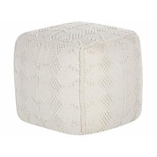 Beliani Pouf aus Baumwolle Boho WARANGAL  