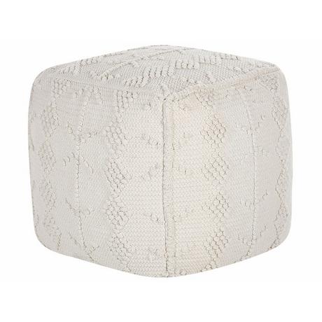 Beliani Pouf en Cotone Boho WARANGAL  