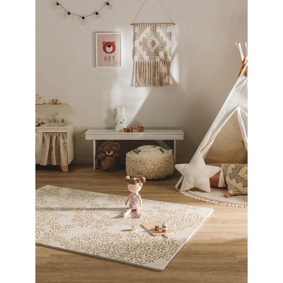 Benuta Tapis de jeu Daisy Beige  