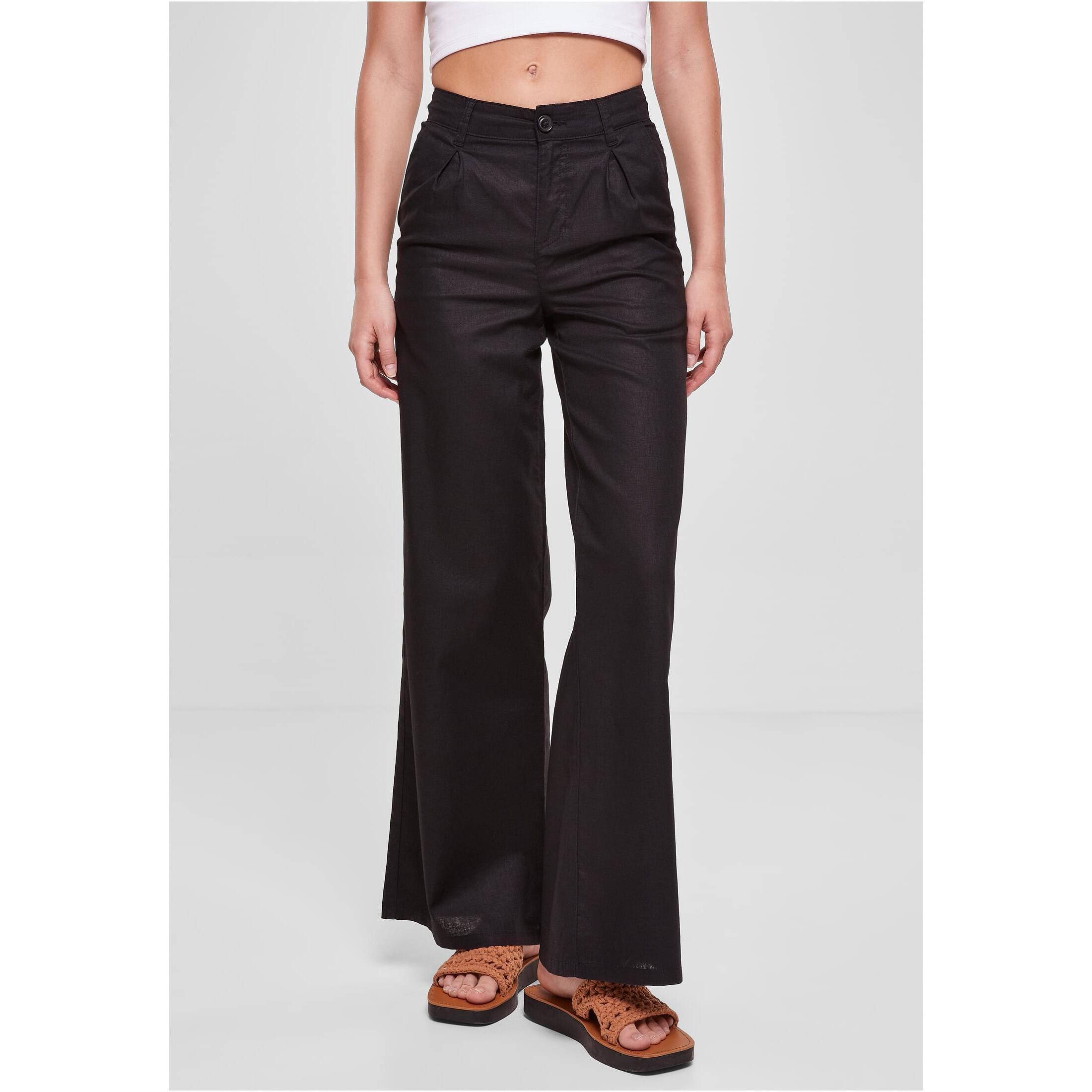 Image of Weite Hose Aus Leinengemisch Damen Unisex 27